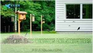 distance from windows and structures
