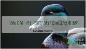 distinctive plumage and markings