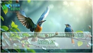 distinguishing between sleepiness and lethargy distinguishing between sleepiness and lethargy