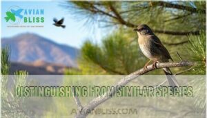 distinguishing from similar species