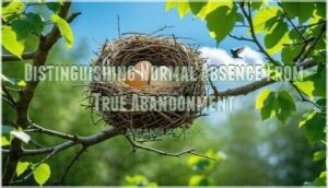 distinguishing normal absence from true abandonment