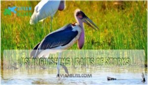distinguishing traits of storks