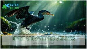 diving and swimming abilities