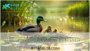 do mallard ducks stay together