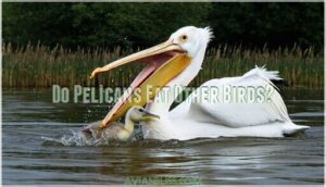 do pelicans eat other birds