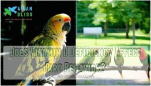 does vitamin d deficiency affect bird behavior