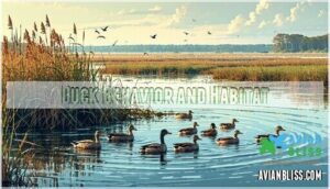 duck behavior and habitat