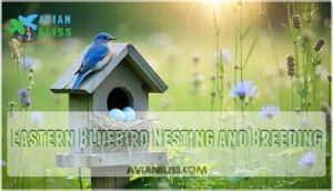 eastern bluebird nesting and breeding