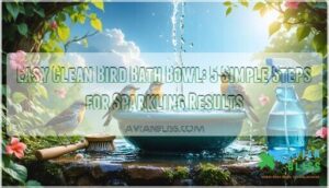 easy clean bird bath bowl