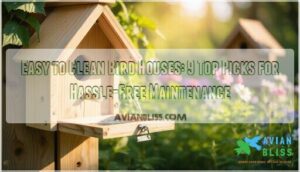 easy to clean bird houses