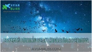 effects during peak migration periods