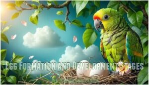 egg formation and development stages