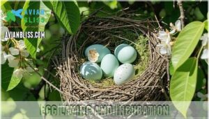 egg laying and incubation