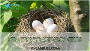 egg-laying and incubation details