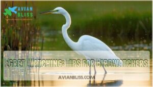 egret watching: tips for birdwatchers