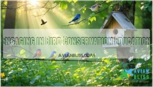 engaging in bird conservation education