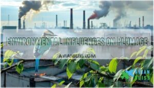 environmental influences on plumage