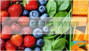 essential fruits and vegetables