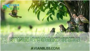 eurasian tree sparrow behavior eurasian tree sparrow behavior