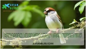 eurasian tree sparrow identification eurasian tree sparrow identification