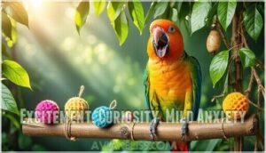 excitement, curiosity, mild anxiety