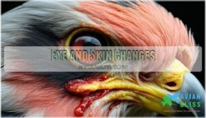 eye and skin changes