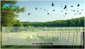 factors affecting bird tolerance in rural areas