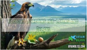 factors affecting egg-laying and delays