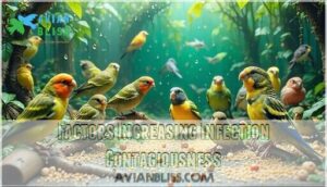 factors increasing infection contagiousness