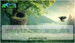 factors influencing nesting habits