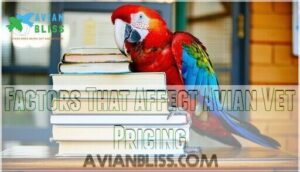 factors that affect avian vet pricing