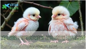 feather development and down coverage