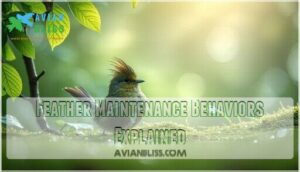 feather maintenance behaviors explained