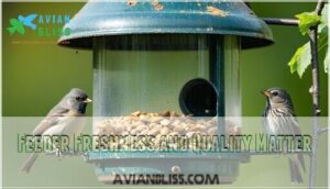feeder freshness and quality matter feeder freshness and quality matter