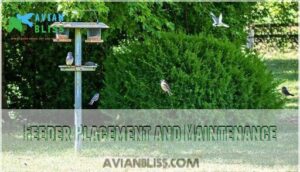 feeder placement and maintenance