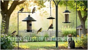 feeder selection and installation feeder selection and installation