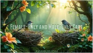 female-only and male-only care