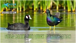 field marks for quick identification