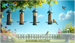 finch feeding strategies