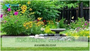 finch friendly landscaping