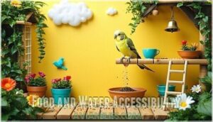 food and water accessibility