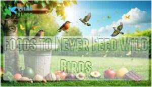 foods to never feed wild birds