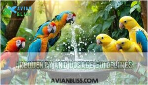 frequency and dosage guidelines