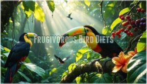 frugivorous bird diets