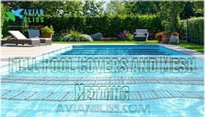 full pool covers and mesh netting