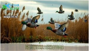 gadwall behavior