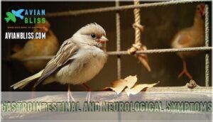 gastrointestinal and neurological symptoms