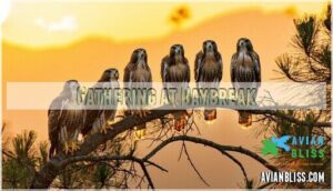 gathering at daybreak