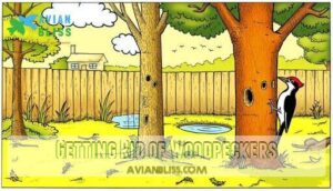 getting rid of woodpeckers getting rid of woodpeckers