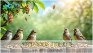 granivorous bird diets